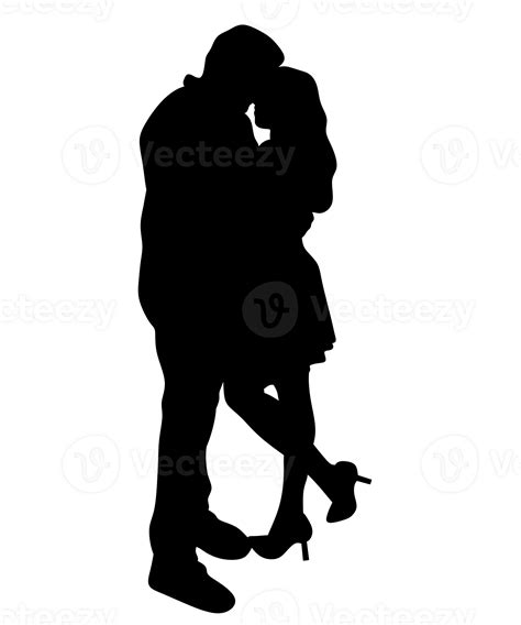 silhouette of husband and wife sharing a special 60241088 PNG