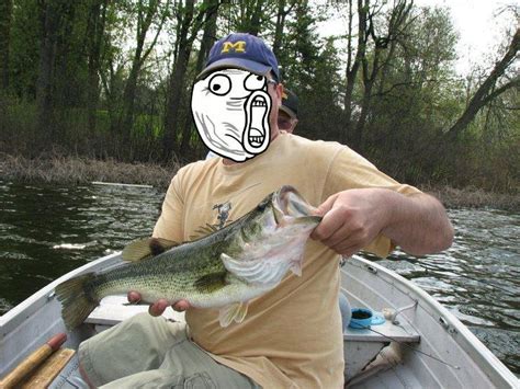 holding fish rfishing