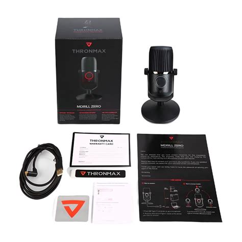 Thronmax MDrill Zero Plus Cardioid Condenser Microphone - Jet Black ...
