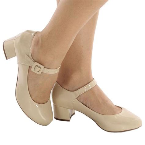 Sapato Boneca Salto Grosso