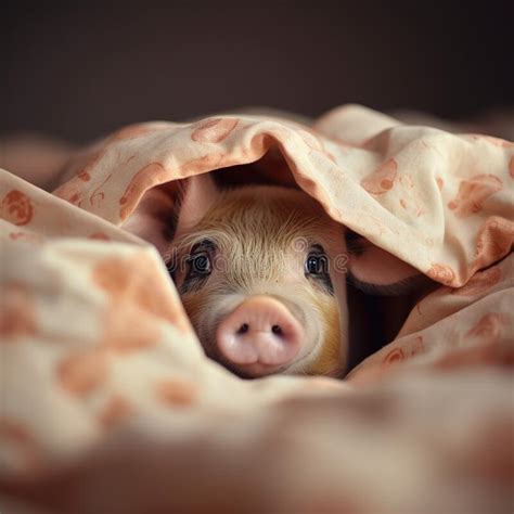 Cute Pig In A Blanket