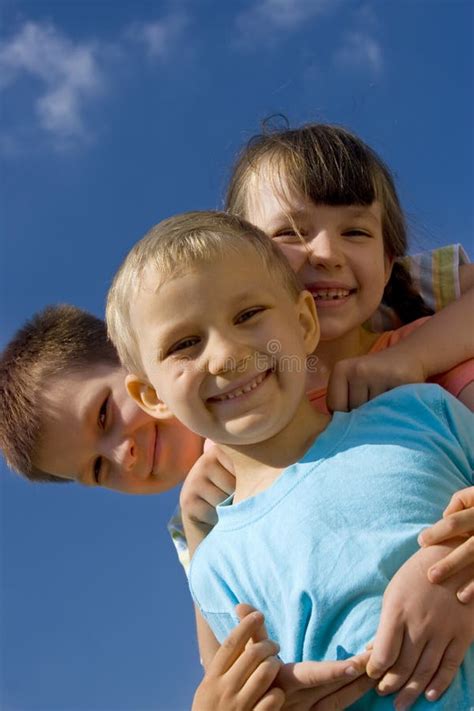 smiling children stock image image  happy long families
