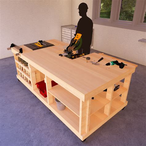 childrens wood work bench 3