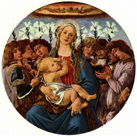 Madonna with Child and Singing Angels, c.1477 - Sandro Botticelli ...