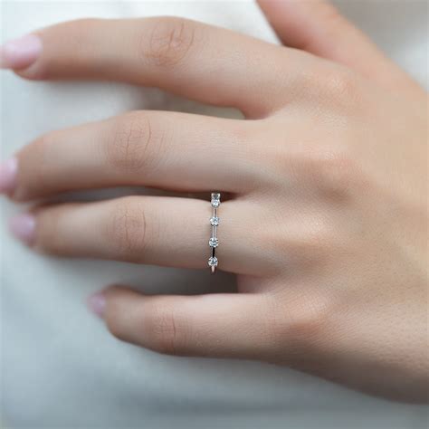 KeyzarHigh Polish Diamond Cluster Oval Secret Halo Engagement Ring 1