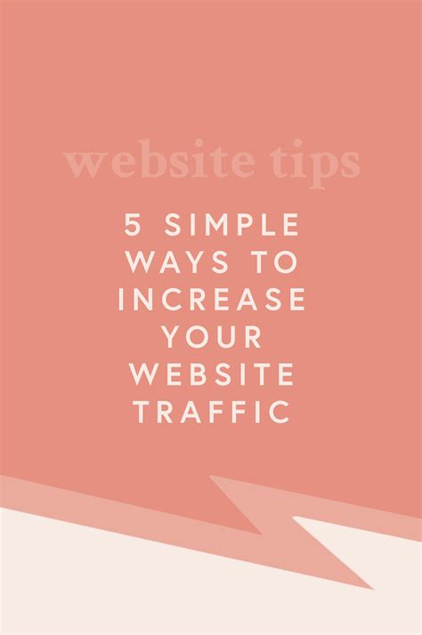 5 Simple Ways To Increase Website Traffic — Kirsty M Design