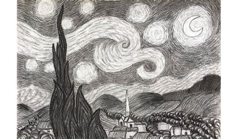 Starry Night Drawing at PaintingValley.com | Explore collection of ...