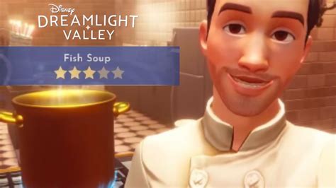 How to make Fish Soup Recipe - Disney Dreamlight Valley - YouTube