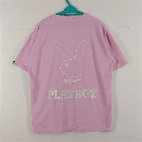 Designer × Playboy Playboy Big Back Logo Embroidery Pink Colour | Grailed
