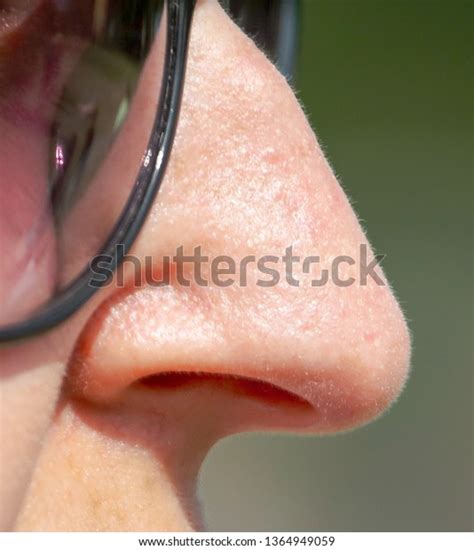 Woman Big Nose Stock Photo (Edit Now) 1364949059
