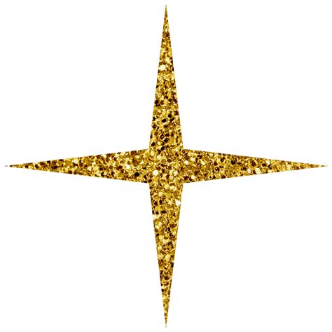 estrella de brillo brillante. elemento celeste. transparente png