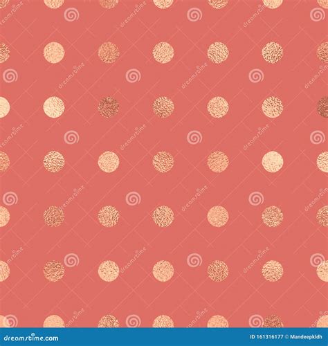 Foglio a Punti Di Polka Metallica Carta Di Modello Di Colore Rosa