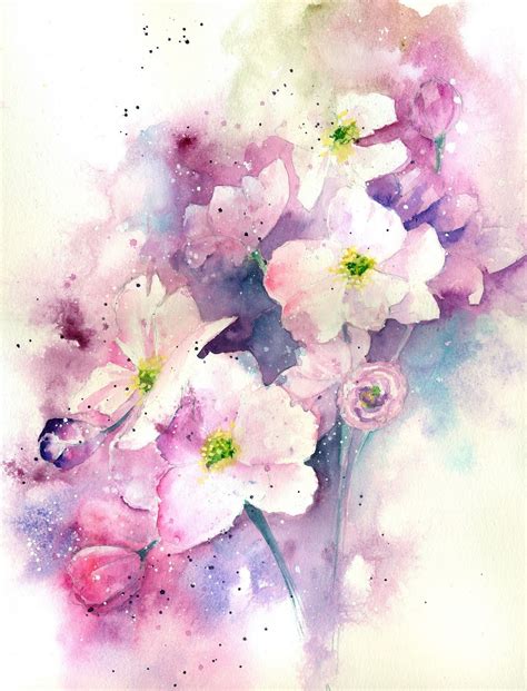 Yvonne Harry - Cherry Blossom | Цветное искусство, Художественная ...