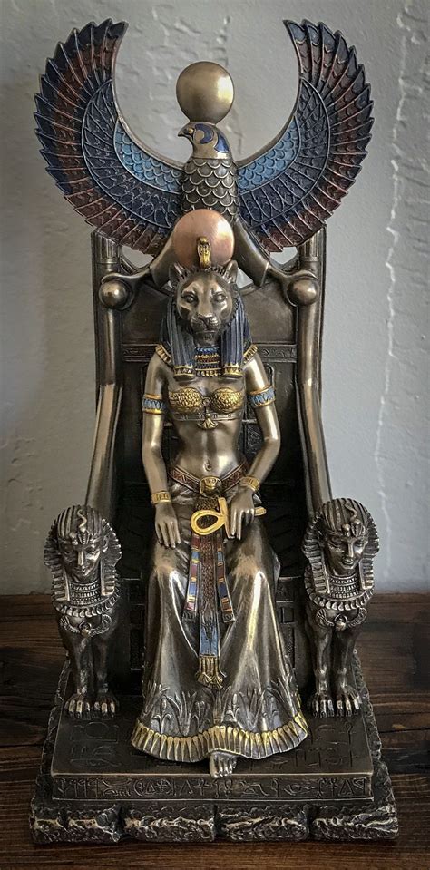 Sekhmet in Throne (With images) | Sekhmet, Egyptian goddess tattoo ...