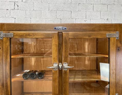 cave  vin en bois de luxe ancien frigo satam modele millesime