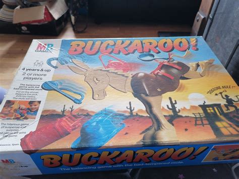 Vintage 1986 Buckaroo Game MB balancing mule | Etsy