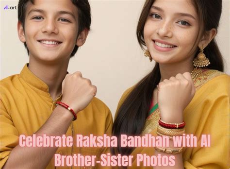 celebrate raksha bandhan  ai create heartwarming brother sister
