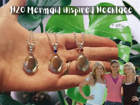 H2O Just Add Water Mermaid Locket Pendant Amulet Necklace - Etsy Canada