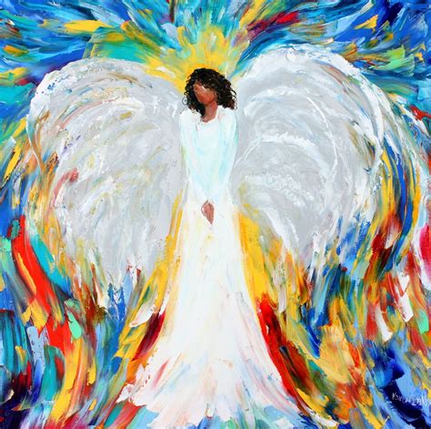 Black Angel Print on Canvas: Karen Tarlton Fine Art