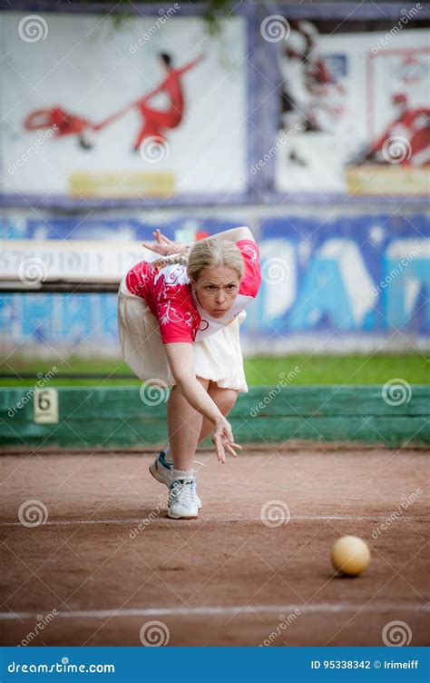 MOSCOW-JUNE 28-29, 2017. Russian Tournament Sozidanie of Bocce Raffa ...