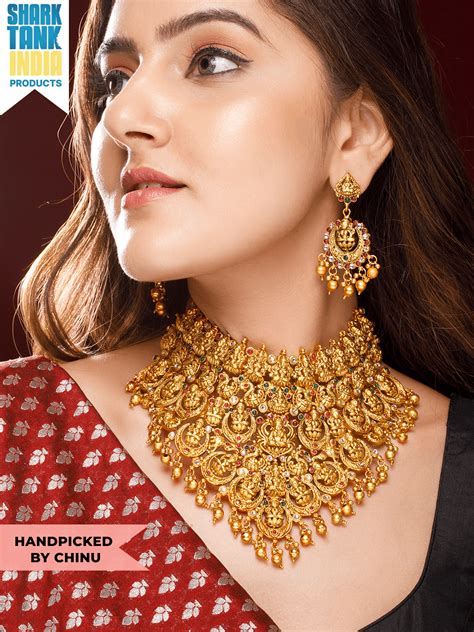 indian gold necklace  stones