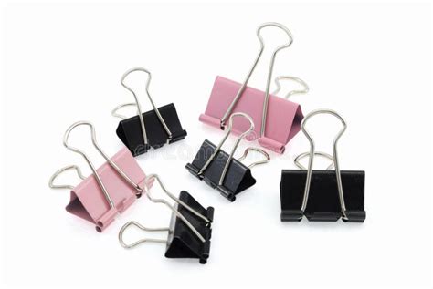 document clip stock photo image  fastener binder colorful