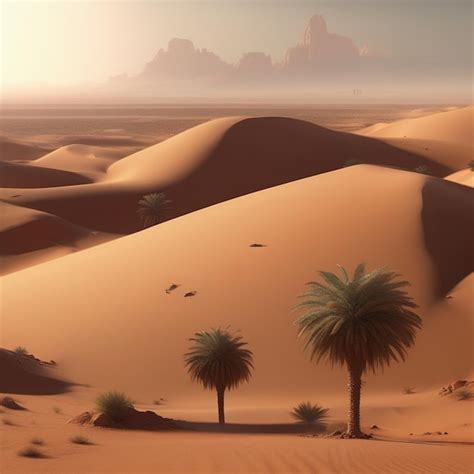 Premium Photo | Sahara Desert Oasis