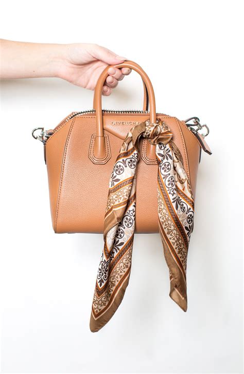 9 Ways to Tie a Silk Scarf | Scarf on bag, Small silk scarf, Silk scarf ...