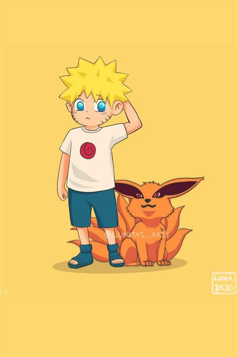 Naruto And Baby Kurama Wallpapers - Wallpaper Cave