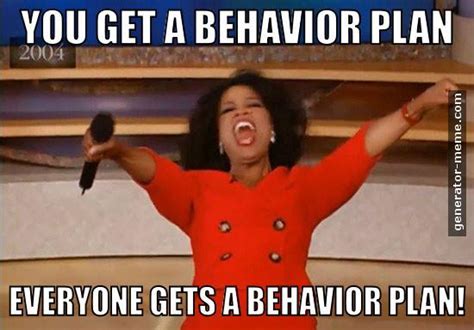 behavior contingency plans