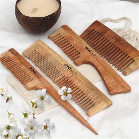 Buy Natural Wooden Comb - Souls of India