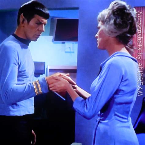 Leonard Nimoy and Majel Barrett 'The Naked Time' (1966) STAR TREK