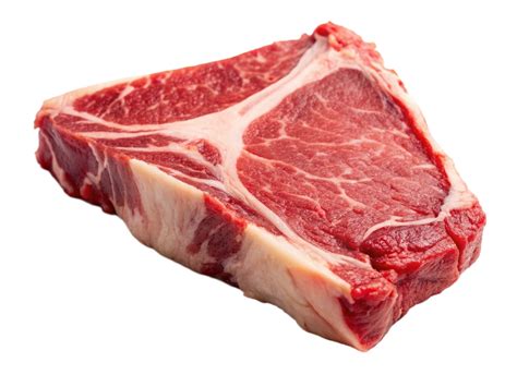 hoch qualitaet realistisch frisch roh fleisch isoliert auf transparent