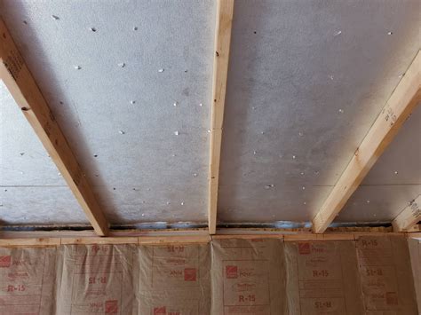insulation - How to insulate tuff shed ceiling that has Silver Radiant