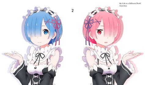 rem and ram (re:zero kara hajimeru isekai seikatsu) drawn by sakai
