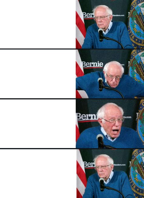 bernie reaction bad good good bad Meme Generator