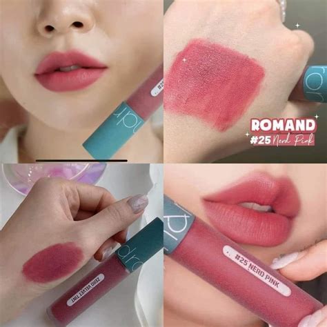 romand  velvet tint  nerd pink beauty