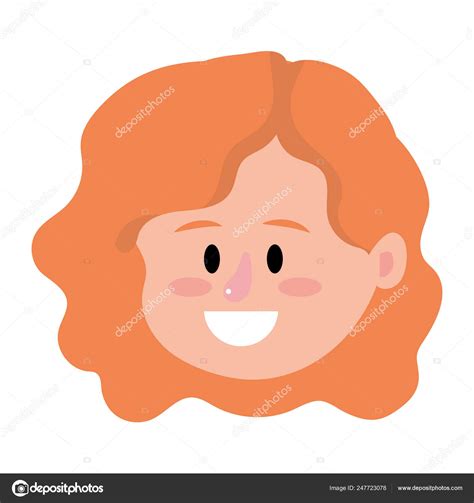 Beautiful woman face smiling Stock Vector Image by ©stockgiu #247723078
