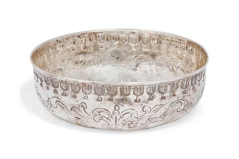 A SILVER-REPOUSSÉ HAMMAM BOWL (TAZA) , OTTOMAN TURKEY, 19TH CENTURY ...