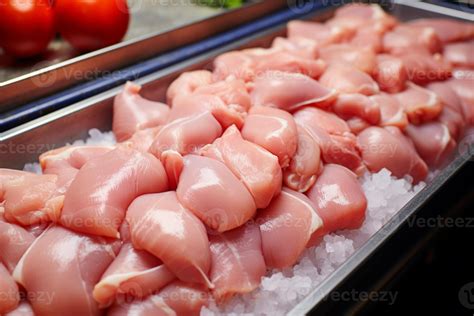 AI generated Farm to fork Journey of chicken meat production for