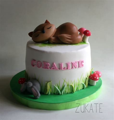 TORTA DE ZORRITO PARA CORALINE | ZUKATE