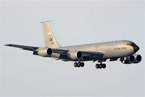 U.S. Air Force KC-135R 59-1461 im Anflug auf 09 in GKE / ETNG ...