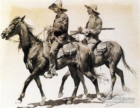 Frederic Remington Cracker Cowboys Of Florida Oil Painting Reproductions for sale | AllPainter ...