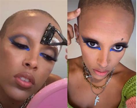 Doja Cat Gets SATAN Inspired Tattoo On Her Head!! (Look)