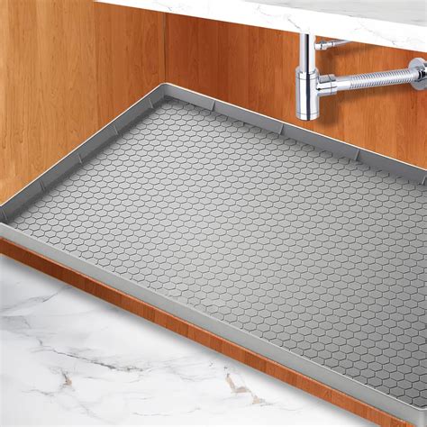 Amazon.com: Under Kitchen Sink Mat 31" x 22", SAZTEAY Waterproof