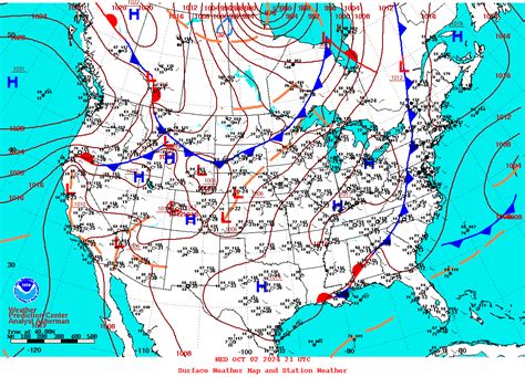 Today's U.S. Weather Map