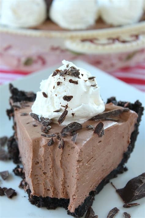 Chocolate Cream Cheese Pie - Great Grub, Delicious Treats