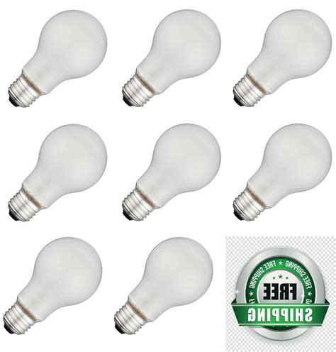 8 Pack 60 Watt Incandescent Light Bulbs 600