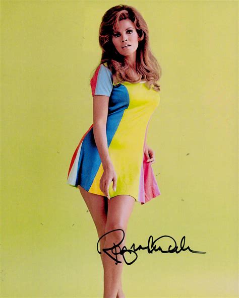 At Auction: Raquel Welch signed 10x8 inch colour photo. Good condition
