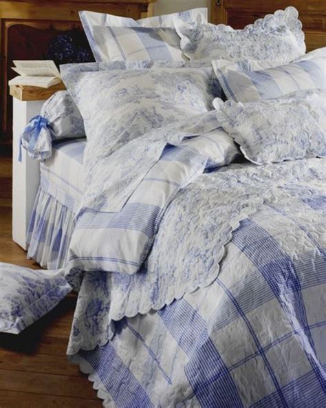 Toile de Jouy housse couette + taies